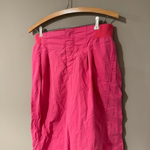 Free People FP Movement Cargo Pants Mesmerize Me High-Rise Hot Pink Size Medium - Picture 8 of 12